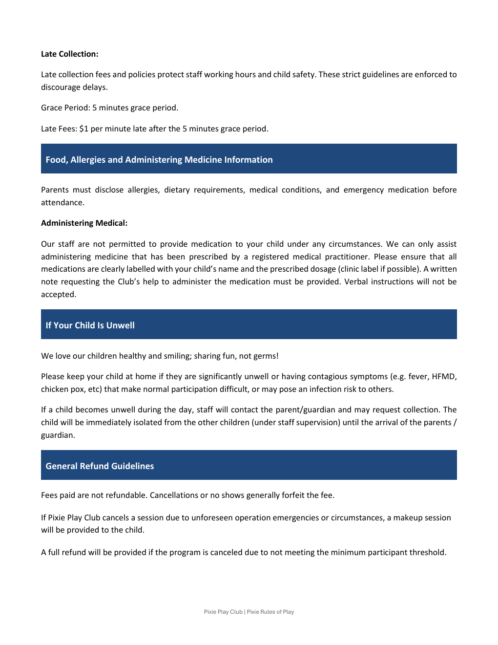 Pixie Rules of Play page 2